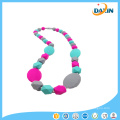 New Style Design Silicone Teether Toy Necklace Baby Teething Necklaces